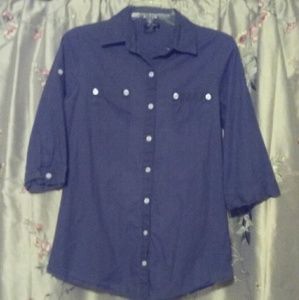 RUE 21 3/4 Sleeve Button Down Shirt